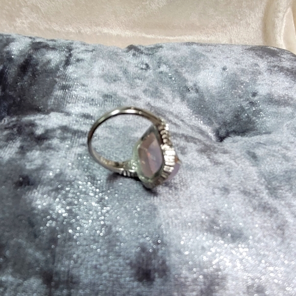 Luxury Taro Crystal Rose Ring - Picture 5 of 9